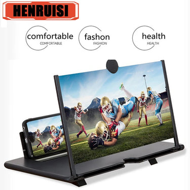 10/12 inch movie magnifying folding 3D HD video stand